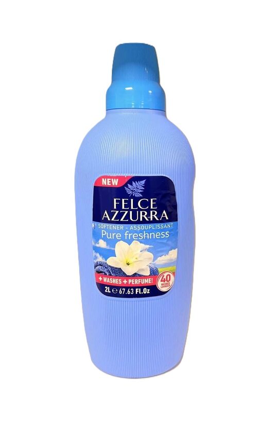 Felce Azzurra veļas mīkstinātājs ar svaigu zaļumu, rožu ziedlapiņu un vijolīšu aromātu